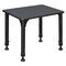 Regency Rectangle School Desks, 18 D X 23-34 H, 26 W X Wood, Metal, Grey RSD18526GY - alternate 5